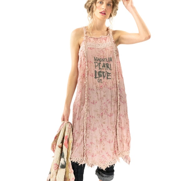 Magnolia Pearl Dresses & Skirts - NWT Magnolia Pearl Cotton Silk Floral Anna Cecillie Slip